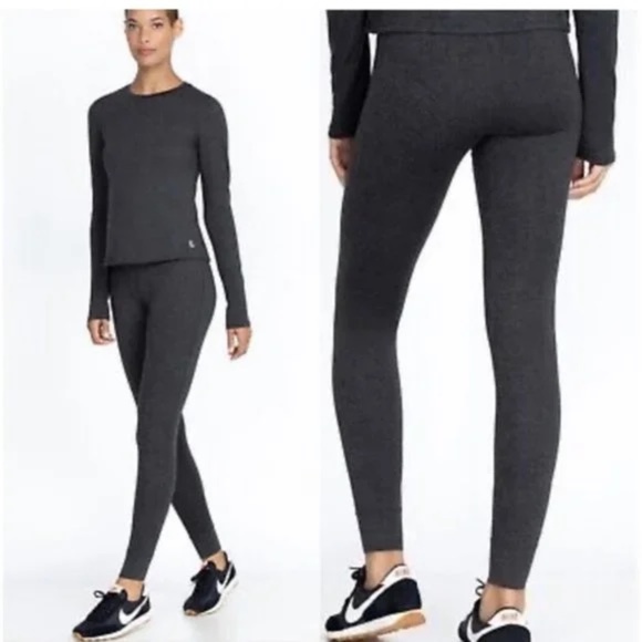 Johnny Was Calme Ease Space Dye High Waist Leggings Gray Size XS - Picture 1 of 6